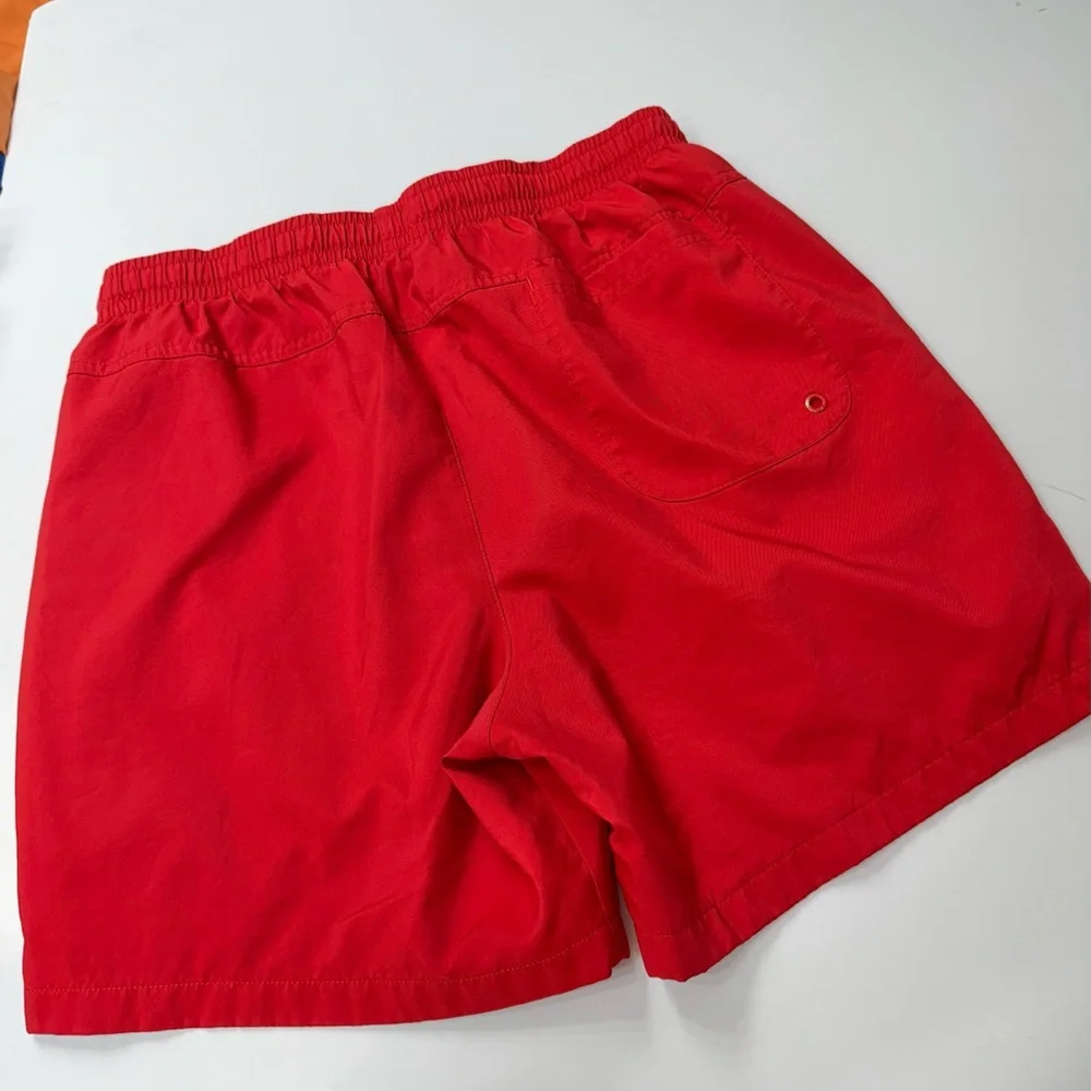 Nike Men's Bold Red Swim Trunks